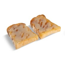 ปังปิ้งนมเนยน้ำตาล (Toast with Butter & Sugar& Condensed milk)