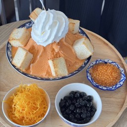 ปังเย็นชาไทย ฝอยทอง ไข่มุก ฝอยทอง(ปังกรอบ ฝอยทอง ไข่มุกชาไทย ไข่มุกบราวซูก้า)