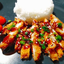 ข้าวไก่ทอดเทอริยากิ