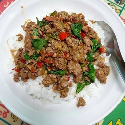 กะเพราเนื้อสับ