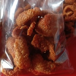 หนังไก่ทอด