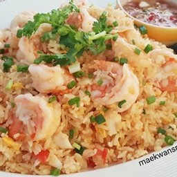 ข้าวผัดกุ้ง🚩จานใหญ่
