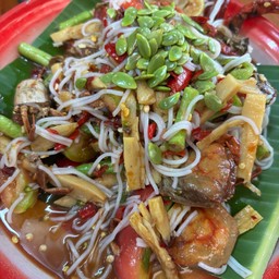 ตำซั่วหน่อไม้(ไม่มีปูนึ่งค่ะ)