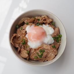 ข้าวหน้าหมูญี่ปุ่น ไข่ออนเซ็น