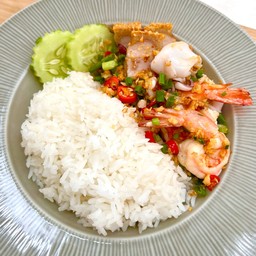 คั่วพริกเกลือรวม เลือกเนื้อสัตว์ 2-3 อย่าง