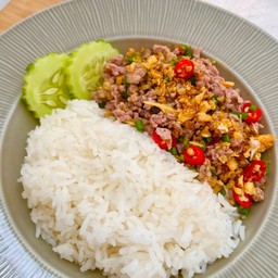 คั่วพริกเกลือหมูสับ