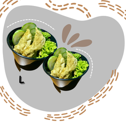 L ลูกชิ้นปลาระเบิด (น้ำจิ้มรสเด็ด)