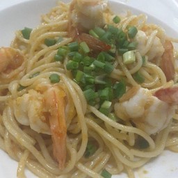 สปาเก็ตตี้มันกุ้ง