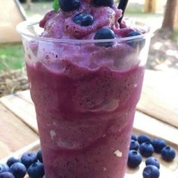 น้ำบลูเบอรี่ปั่น