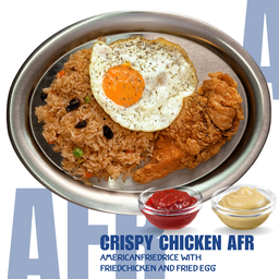 Crispy Chicken AFR ข้าวผัดอเมริกันไก่กรอบ
