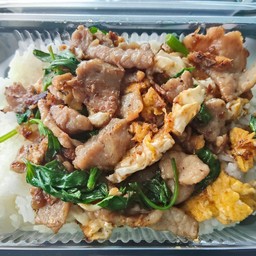 ข้าวแห้งหมูหมัก