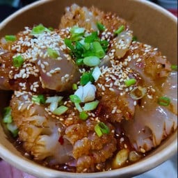 แมงกะพรุนหัวกระสุนยำน้ำมันงา 400 กรัม