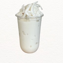 มะพร้าวปั่นนมสด