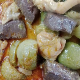 แกงเขียวหวานไก่ มะเขือ