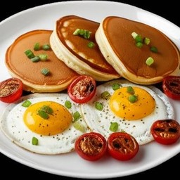 Egg & Tomato Pancake