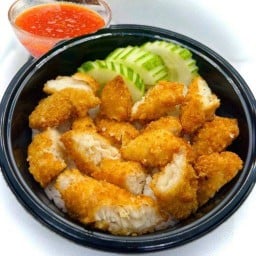 ข้าวไก่ทอด