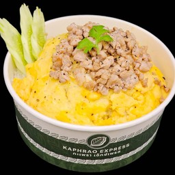 ข้าวไข่ข้นหมูสับ