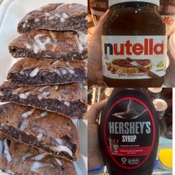 บ้าบิ่นมะพร้าวอ่อน+นูเทล่า+เฮอร์ชีส์ ช็อกโกแลต ไซรัป