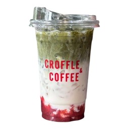 มัจฉะนมสดสตอเบอรี่