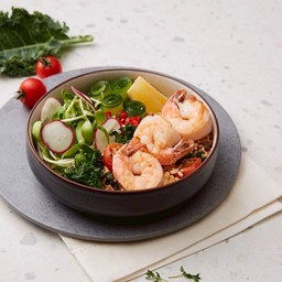 Four Seasons Prawn Fried Rice with Quinoa and Millet