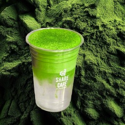 มัทฉะน้ำมะพร้าว (หวานมะพร้าวธรรมชาติ)