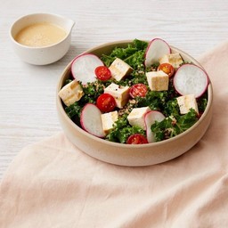 Grilled tofu & kale salad