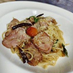 สปาเก็ตตี้พริกแห้ง