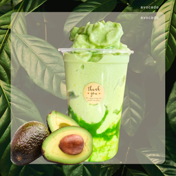 อะโวคาโด นมสด ชาเขียว น้ำผึ้ง
