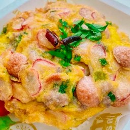 ข้าวไข่เจียวทรงเครื่อง 2ฟอง