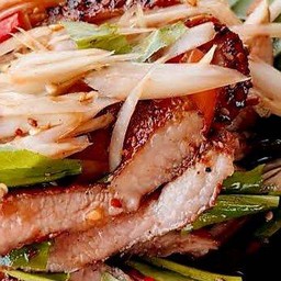 ตำคอหมูย่าง