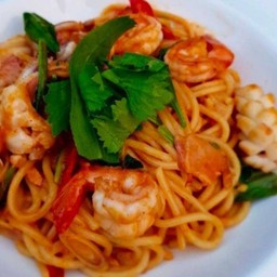 สปาเก็ตตี้ต้มยำทะเล