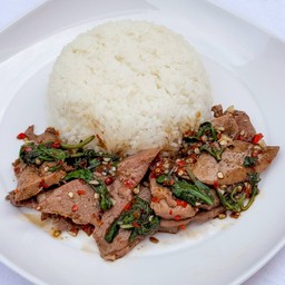 ข้าวกะเพราตับ