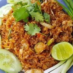 ข้าวผัดวุ้นเส้นใส่ไข่