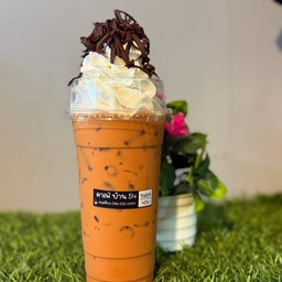 ชาไทยวิปครีม + ช็อคขูด