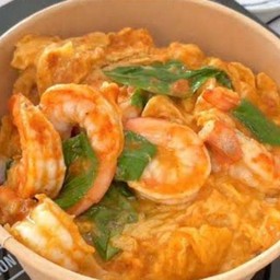ห่อหมกกุ้งไข่ข้น