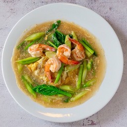 ราดหน้ากุ้ง/ปลาหมึก/ทะเล