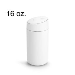 Fellow Carter Move Mug + slide-Lock Lid 16oz. Matt white