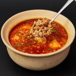 ต้มยำเต้าหูหมูสับน้ำข้น
