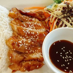 ข้าวไก่ย่างซอสเทริยากิ