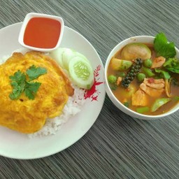 ข้าวไข่เจียวและแกงป่า(อาหารชุด ครัวไทย 59)