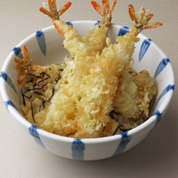 ข้าวหน้ากุ้งเทมปุระ