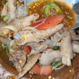 ยําวุ้นเส้นซุปเปอร์ตีนไก่