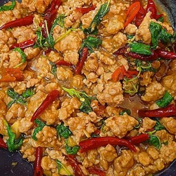 ข้าวกระเพราหมูสับ