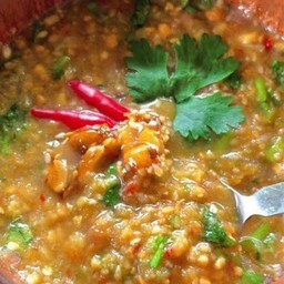 น้ำจิ้มถั่วตัด