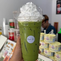 ชาเขียวเย็นวิปครีม