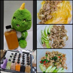 ข้าวไข่เจียวทรงเครื่อง กะเพรา ทานเล่น By ก๊อตจิ
