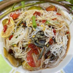 ตำซั่วปู-ปลาร้า