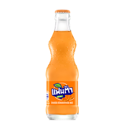 น้ำส้มแฟนต้า+ น้ำแข็ง