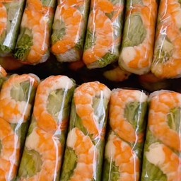 สลัดโรล กุ้ง