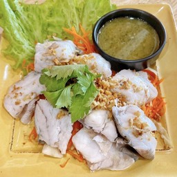 ปลากระพงลวกจิ้ม